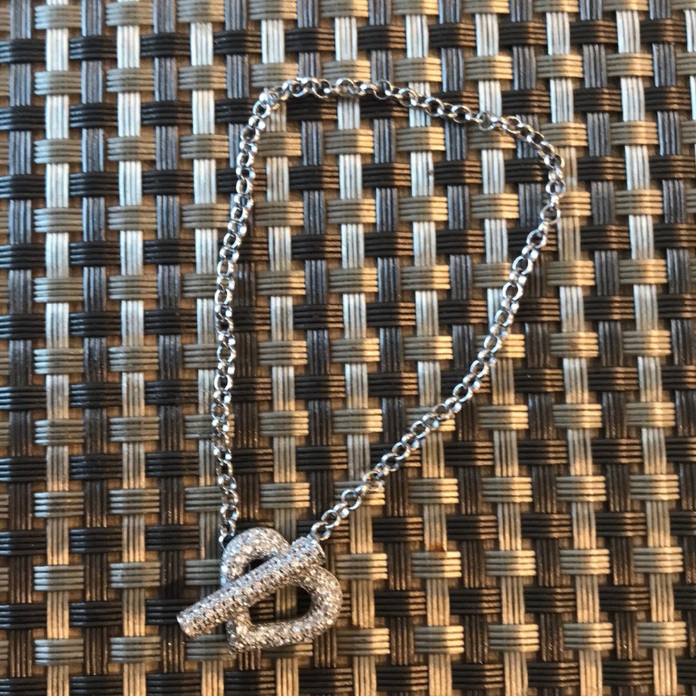 Sterling silver heart bracelet from Italy